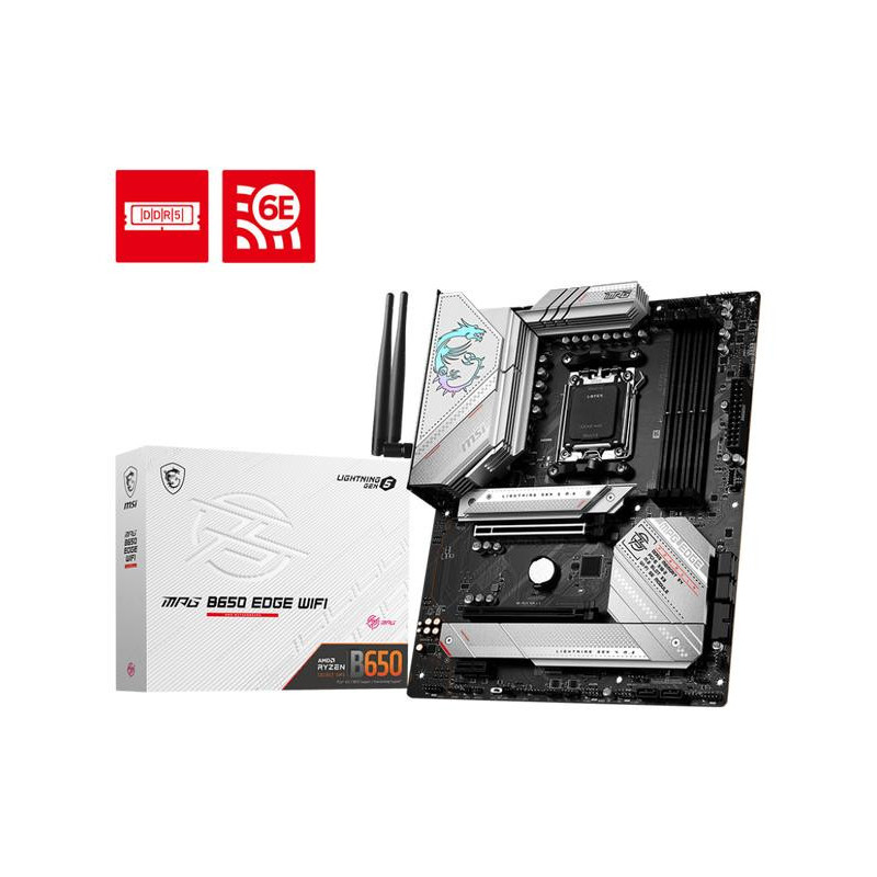 MSI MPG B650 EDGE WIFI – Mobo AMD SOCKET AM5 DDR5 ATX
