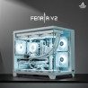 CASING PARADOX FENRIR V2 - GAMING CASE mATX, Mini iTX - WHITE