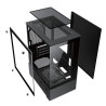 Casing Gaming Predator 190S with 3 pcs 12 cm RGB fan Black Tempered Glass Case - polos saja