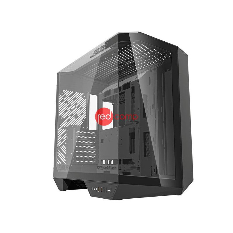 DARKFLASH DY470 ATX PC Case [NO FAN] - CASING PC - Hitam