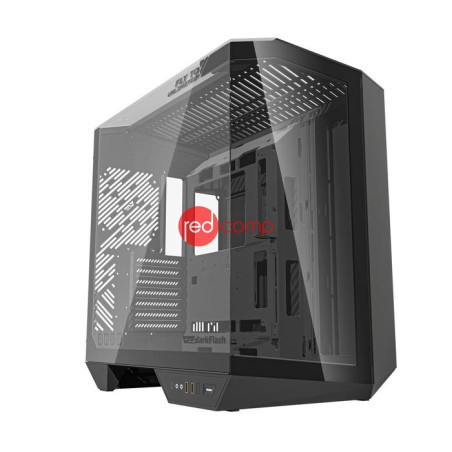 DARKFLASH DY470 ATX PC Case [NO FAN] - CASING PC - Hitam